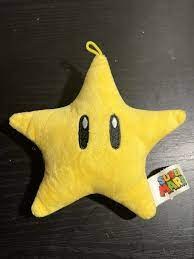 BasicFun  - 6" Mario Super Star Plush (G.Flr)